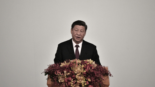 12月20日，中共国家主席习近平在新一届澳门政府就职典礼上讲话。