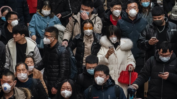 中共肺炎迅速擴散導致中國口罩告急
