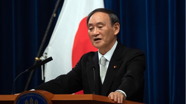 日本首相 菅義偉（圖片來源：Carl Court/Getty Images）