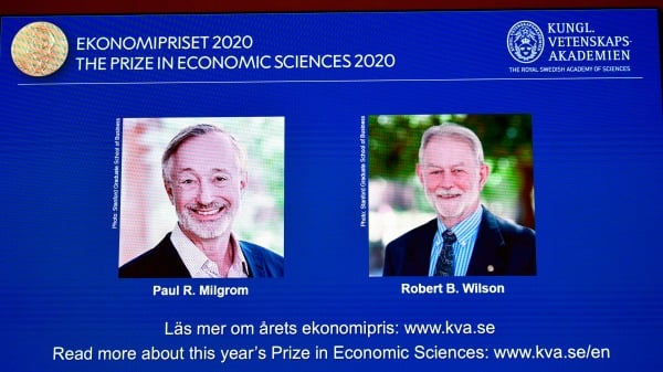 2020年诺贝尔经济学奖得主保罗•米尔格罗姆和罗伯特•威尔逊