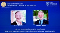 2020年諾貝爾經濟學獎：拍賣出來的新貴(圖)