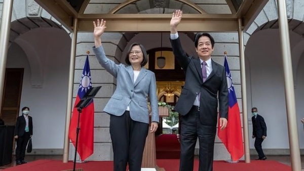 台湾总统蔡英文和副总统赖清德