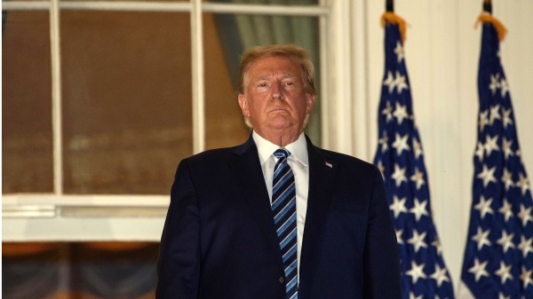 美国总统川普。（图片来源：Nicholas Kamm/AFP/Getty Images）