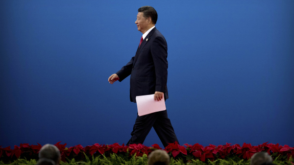 2017年5月14日，中国国家主席习近平在北京一带一路论坛上