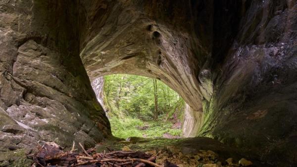 在厄瓜多尔尔考古时意外地发现了一个神秘的隧道洞穴。