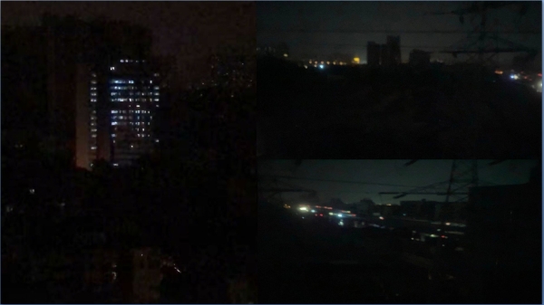 广东多地21日凌晨突发无预兆性停电，网络哀嚎一片（图片来源：微博）