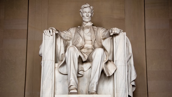 美国第16任总统林肯。