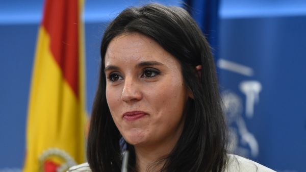 西班牙平等部長蒙特羅，於2018年5月28日在馬德里舉行新聞發布會。