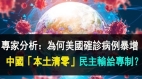 民主輸給專制為何美國確診病例暴增中國「本土清零」