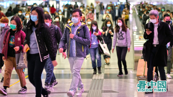 香港中共病毒确诊个案再现升势，11月12日新增23宗，是9月底以来最多。（图片来源：庞大卫/看中国）