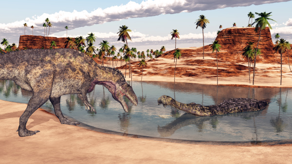 史前巨型生物帝鱷，居然能夠捕殺恐龍。
