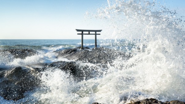 日本海啸。