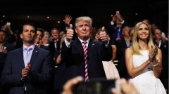 川普父子父親節對話:最愛哪一個孩子(圖)