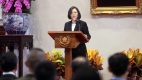 蔡英文:台灣的過去式不該是香港現在和未來式(圖)