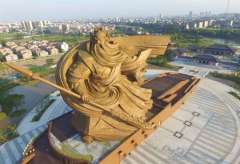 全球最大“关公像”下陷民讽“荆州大意失关公”(图)