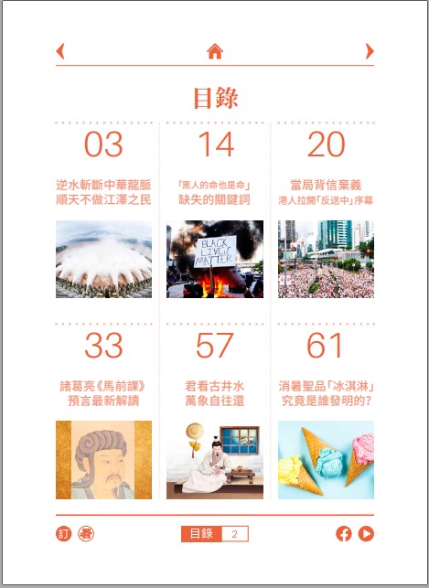 看中国半月刊2020年7月15日期目录
