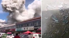 山東倉庫爆炸致兩死多傷天空現巨大蘑菇雲(視頻)(圖)