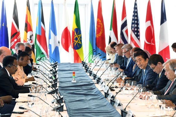 2019年8月29日，联合国秘书长古特雷斯，日本首相安倍晋三等在东京出席了非洲之角和平与稳定特别会议。