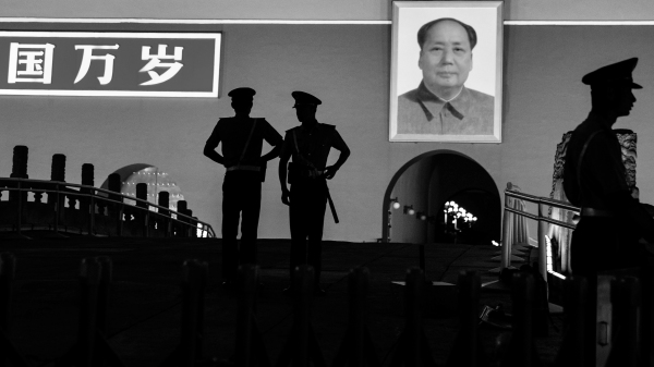 2014年6月4日六四25周年的天安门毛泽东画像