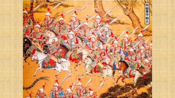 袁崇焕苦练出了一支兵力并不很大，但战斗力相当强的骑兵“关宁铁骑”。