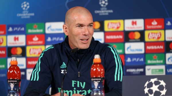 皇家马德里的总教练席丹（Zinedine Zidane）确诊感染武汉肺炎。