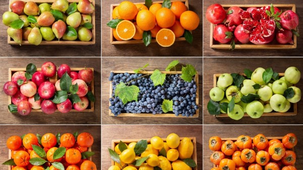 蔬菜和水果含有大量的维生素C、钾和镁。