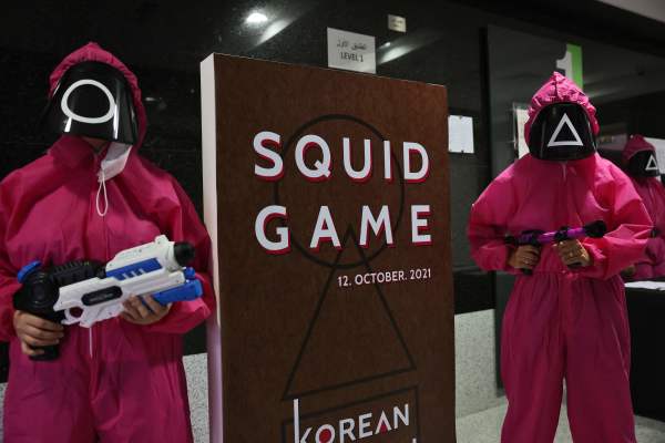 2021年10月12日，阿布扎比韩国文化中心举行Netflix 热门剧“鱿鱼游戏”相关活动。