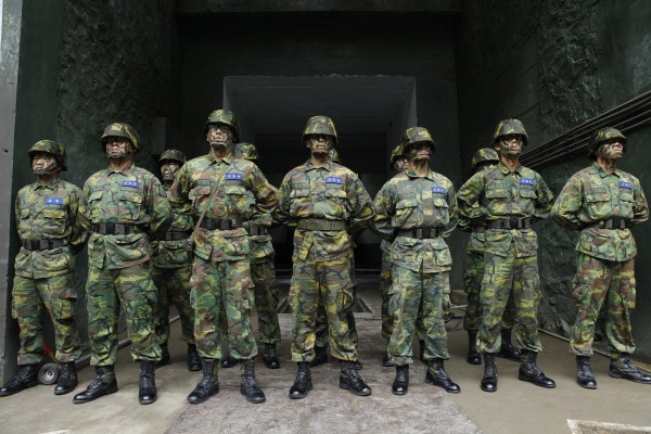 台湾军人军事演习