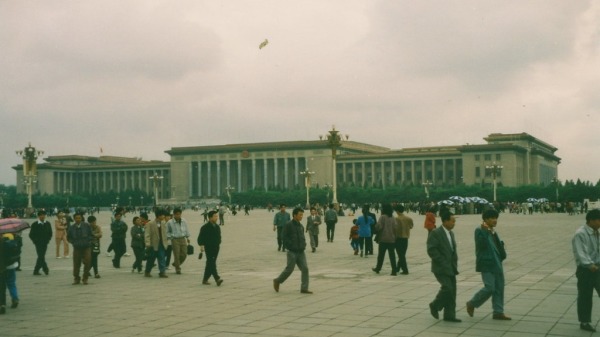 北京人民大会堂在16日上午成为拜登和习近平视频会议的中方会场。