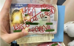 護照被寫花後遣返的女留學生內情不簡單(圖)