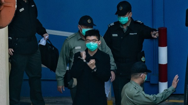 前香港众志秘书长黄之锋（图片来源：Anthony Kwan/Getty Images）