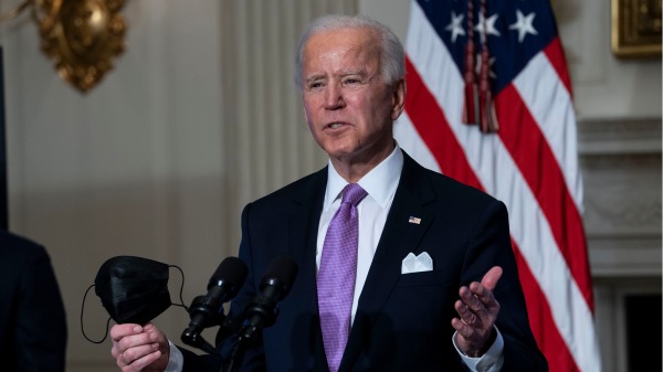 乔・拜登（Joe Biden ）。（图片来源： Doug Mills-Pool/Getty Images）