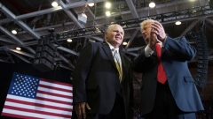 川普卸任後首次接受採訪緬懷摯友林博(組圖)