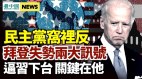 民主黨開始窩裡反2事看出拜登或已失勢
