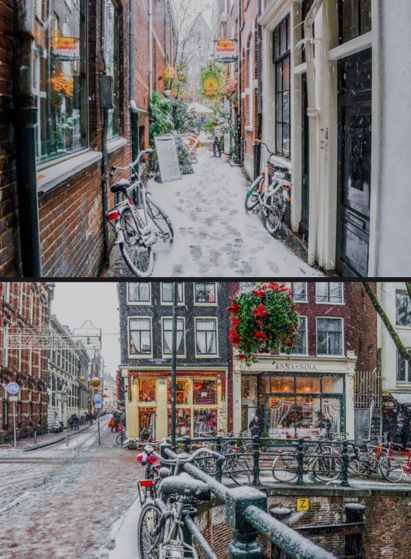 阿姆斯特丹雪景