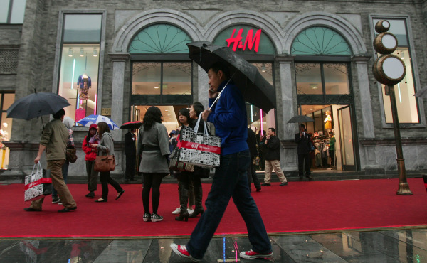 北京一家H&M 专卖店