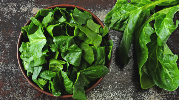 菠菜含很多維生素c、胡蘿蔔素，能幫助肝臟解毒，減輕肝臟負擔。
