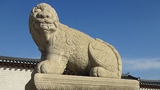 韓國景福宮的獬豸。（圖片來源：維基百科）