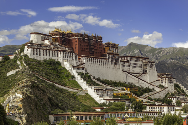 西藏拉薩的布達拉宮