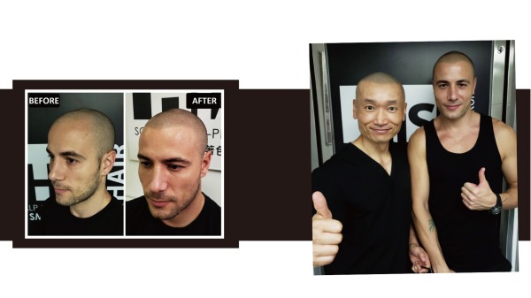 外国型男Luigi的SMP纹发故事（图片来源：客户提供）