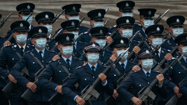 圖為香港警員。（示意圖/圖片來源：Getty Images）