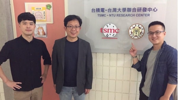 台湾大学跟台积电公司、美国麻省理工学院（MIT）携手研究发现，“二维材料”结合“半金属铋”有助于实现“半导体1纳米以下”的艰钜挑战。图为研究团队。