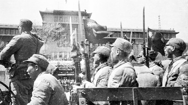 1946年，國軍擊敗東北林彪共軍，攻佔收復瀋陽