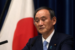 日本首相否认会在第五波疫情下封城(图)