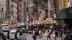 纽约警察无执法权唐人街山寨商贩横行(图)