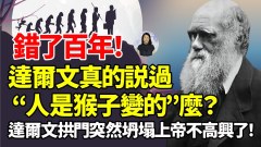 錯了百年達爾文説過「人是猴子變的」嗎上帝不悅了(視頻)