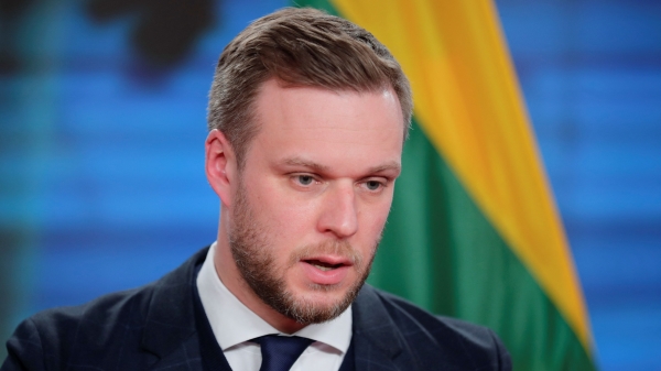 立陶宛的外交部长蓝斯柏吉斯