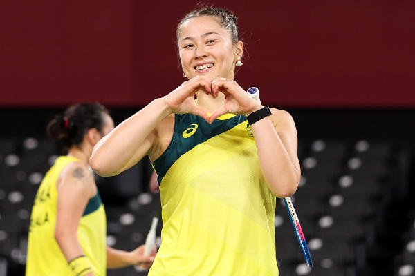 澳大利亞的羽毛球女選手康榮雅是東方人面孔，顏值很高，是康有為的後人
