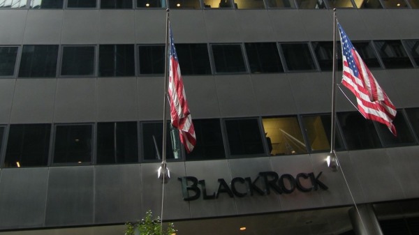 美国投资管理公司贝莱德在纽约的总部。