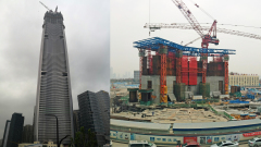 中国“第一高楼”缩水后又烂尾付不起巨额工程款停工(图)